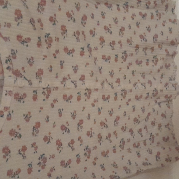 Flower Print Girls Baby Tee Size 14-16 - Picture 4 of 4